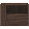 vidaXL Wall-mounted Bedside Cabinets 2 pcs Brown Oak 45x30x35 cm