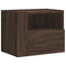 vidaXL Wall-mounted Bedside Cabinets 2 pcs Brown Oak 45x30x35 cm