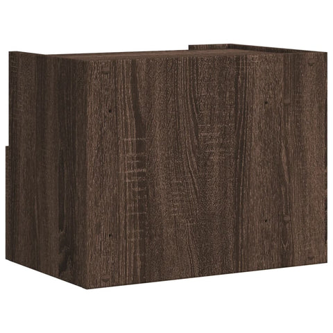 vidaXL Wall-mounted Bedside Cabinets 2 pcs Brown Oak 45x30x35 cm