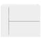 vidaXL Wall-mounted Bedside Cabinet White 45x30x35 cm