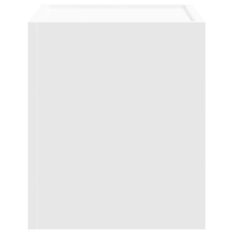 vidaXL Wall-mounted Bedside Cabinet White 45x30x35 cm