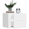vidaXL Wall-mounted Bedside Cabinet White 45x30x35 cm