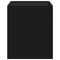 vidaXL Wall-mounted Bedside Cabinet Black 45x30x35 cm