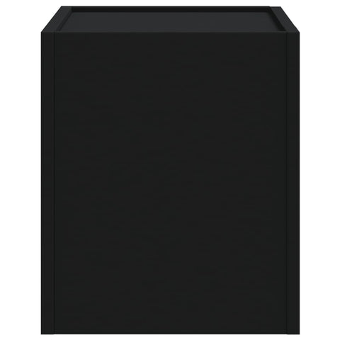 vidaXL Wall-mounted Bedside Cabinets 2 pcs Black 45x30x35 cm