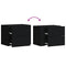 vidaXL Wall-mounted Bedside Cabinets 2 pcs Black 45x30x35 cm