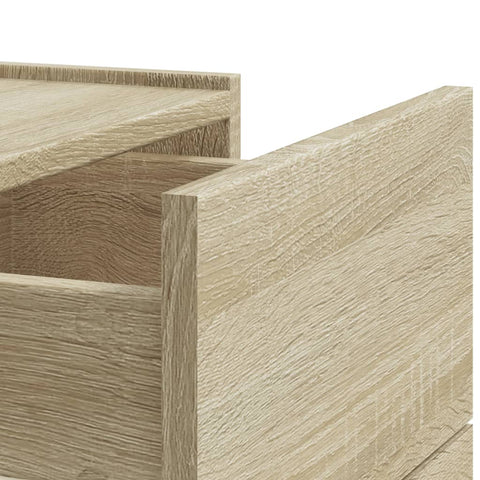 vidaXL Wall-mounted Bedside Cabinet Sonoma Oak 45x30x35 cm