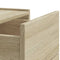 vidaXL Wall-mounted Bedside Cabinet Sonoma Oak 45x30x35 cm