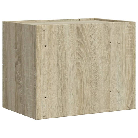 vidaXL Wall-mounted Bedside Cabinets 2 pcs Sonoma Oak 45x30x35 cm