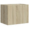 vidaXL Wall-mounted Bedside Cabinets 2 pcs Sonoma Oak 45x30x35 cm