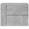 vidaXL Wall-mounted Bedside Cabinets 2 pcs Concrete Grey 45x30x35 cm
