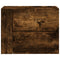 vidaXL Wall-mounted Bedside Cabinet Smoked Oak 45x30x35 cm