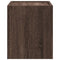 vidaXL Wall-mounted Bedside Cabinets 2 pcs Brown Oak 45x30x35 cm