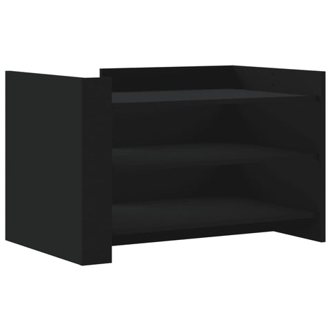 vidaXL Coffee Table Black 80x50x50 cm Engineered Wood