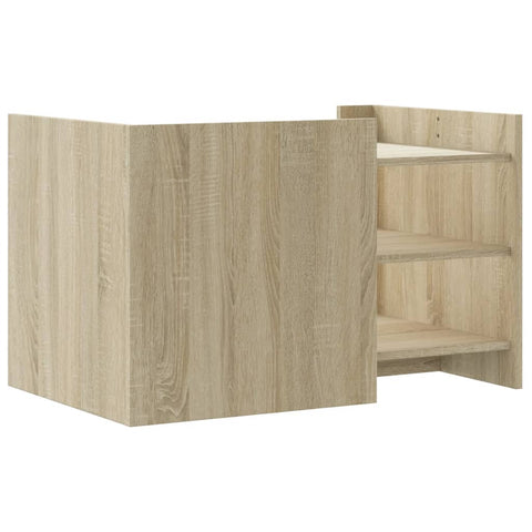 vidaXL Coffee Table Sonoma Oak 80x50x50 cm Engineered Wood