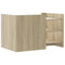 vidaXL Coffee Table Sonoma Oak 80x50x50 cm Engineered Wood