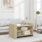 vidaXL Coffee Table Sonoma Oak 80x50x50 cm Engineered Wood