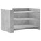 vidaXL Coffee Table Concrete Grey 80x50x50 cm Engineered Wood