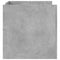 vidaXL Coffee Table Concrete Grey 80x50x50 cm Engineered Wood
