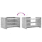 vidaXL Coffee Table Concrete Grey 80x50x50 cm Engineered Wood