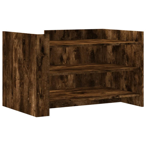 vidaXL Coffee Table Smoked Oak 80x50x50 cm Engineered Wood