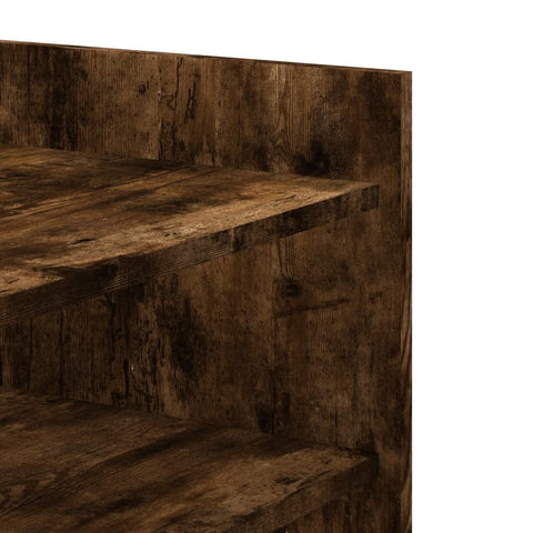vidaXL Coffee Table Smoked Oak 80x50x50 cm Engineered Wood