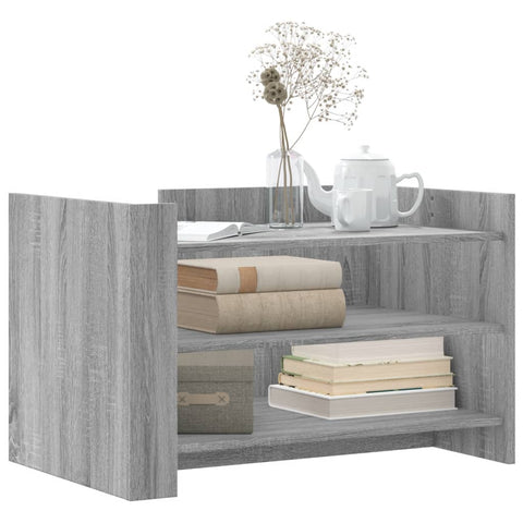 vidaXL Coffee Table Grey Sonoma 80x50x50 cm Engineered Wood