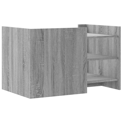 vidaXL Coffee Table Grey Sonoma 80x50x50 cm Engineered Wood