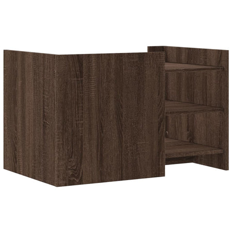 vidaXL Coffee Table Brown Oak 80x50x50 cm Engineered Wood