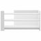 vidaXL Coffee Table White 100x50x50 cm Engineered Wood