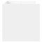 vidaXL Coffee Table White 100x50x50 cm Engineered Wood