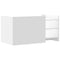 vidaXL Coffee Table White 100x50x50 cm Engineered Wood