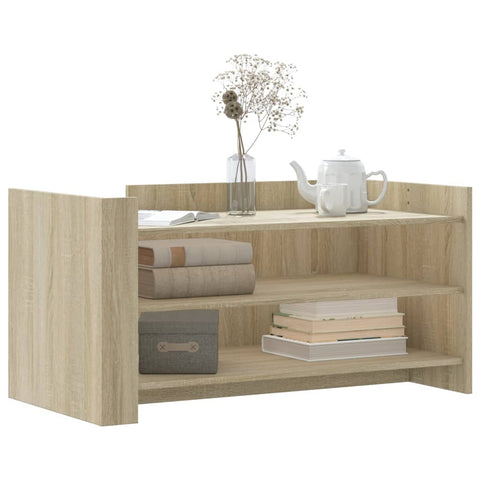 vidaXL Coffee Table Sonoma Oak 100x50x50 cm Engineered Wood