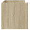 vidaXL Coffee Table Sonoma Oak 100x50x50 cm Engineered Wood