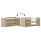 vidaXL Coffee Table Sonoma Oak 100x50x50 cm Engineered Wood