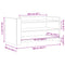 vidaXL Coffee Table Sonoma Oak 100x50x50 cm Engineered Wood