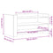 vidaXL Coffee Table Concrete Grey 100x50x50 cm Engineered Wood