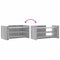 vidaXL Coffee Table Grey Sonoma 100x50x50 cm Engineered Wood