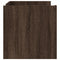 vidaXL Coffee Table Brown Oak 100x50x50 cm Engineered Wood