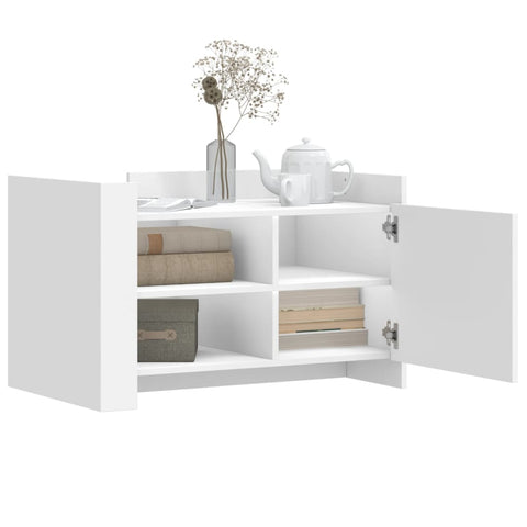 vidaXL Coffee Table White 80x50x50 cm Engineered Wood