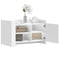 vidaXL Coffee Table White 80x50x50 cm Engineered Wood