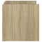 vidaXL Coffee Table Sonoma Oak 80x50x50 cm Engineered Wood