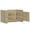 vidaXL Coffee Table Sonoma Oak 80x50x50 cm Engineered Wood