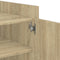 vidaXL Coffee Table Sonoma Oak 80x50x50 cm Engineered Wood