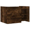 vidaXL Coffee Table Smoked Oak 80x50x50 cm Engineered Wood