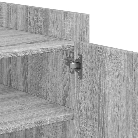 vidaXL Coffee Table Grey Sonoma 80x50x50 cm Engineered Wood