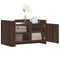 vidaXL Coffee Table Brown oak 80x50x50 cm Engineered Wood