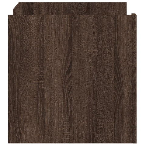 vidaXL Coffee Table Brown oak 80x50x50 cm Engineered Wood