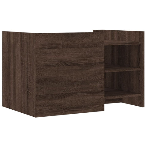 vidaXL Coffee Table Brown oak 80x50x50 cm Engineered Wood