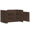 vidaXL Coffee Table Brown oak 80x50x50 cm Engineered Wood