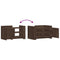 vidaXL Coffee Table Brown oak 80x50x50 cm Engineered Wood